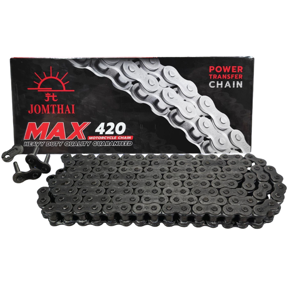 #JOMTHAI โซ่ดำ(แท้) 420-104L พระอาทิตย์ @25