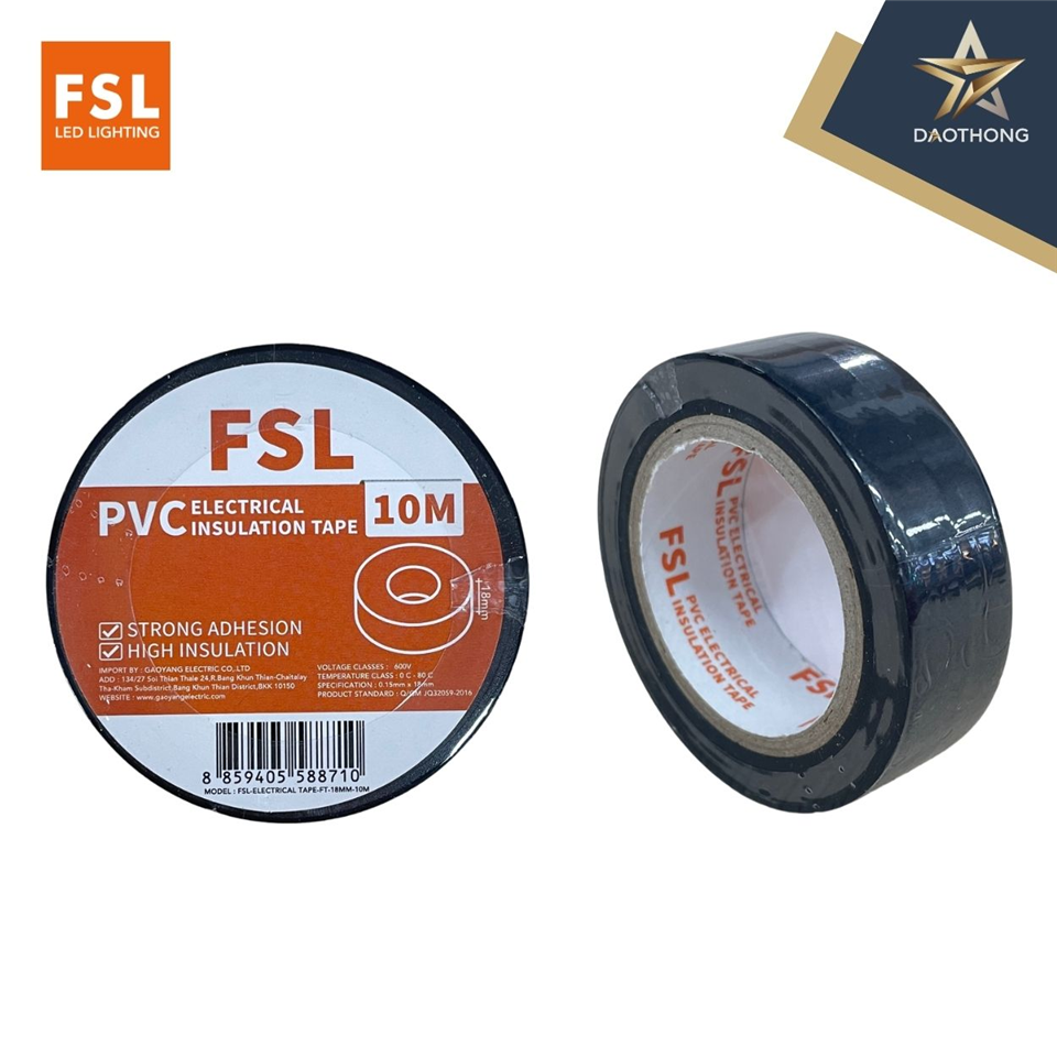 #FSL เทปพันสายไฟ KAGIRI TITAN 10M [FT18mm]