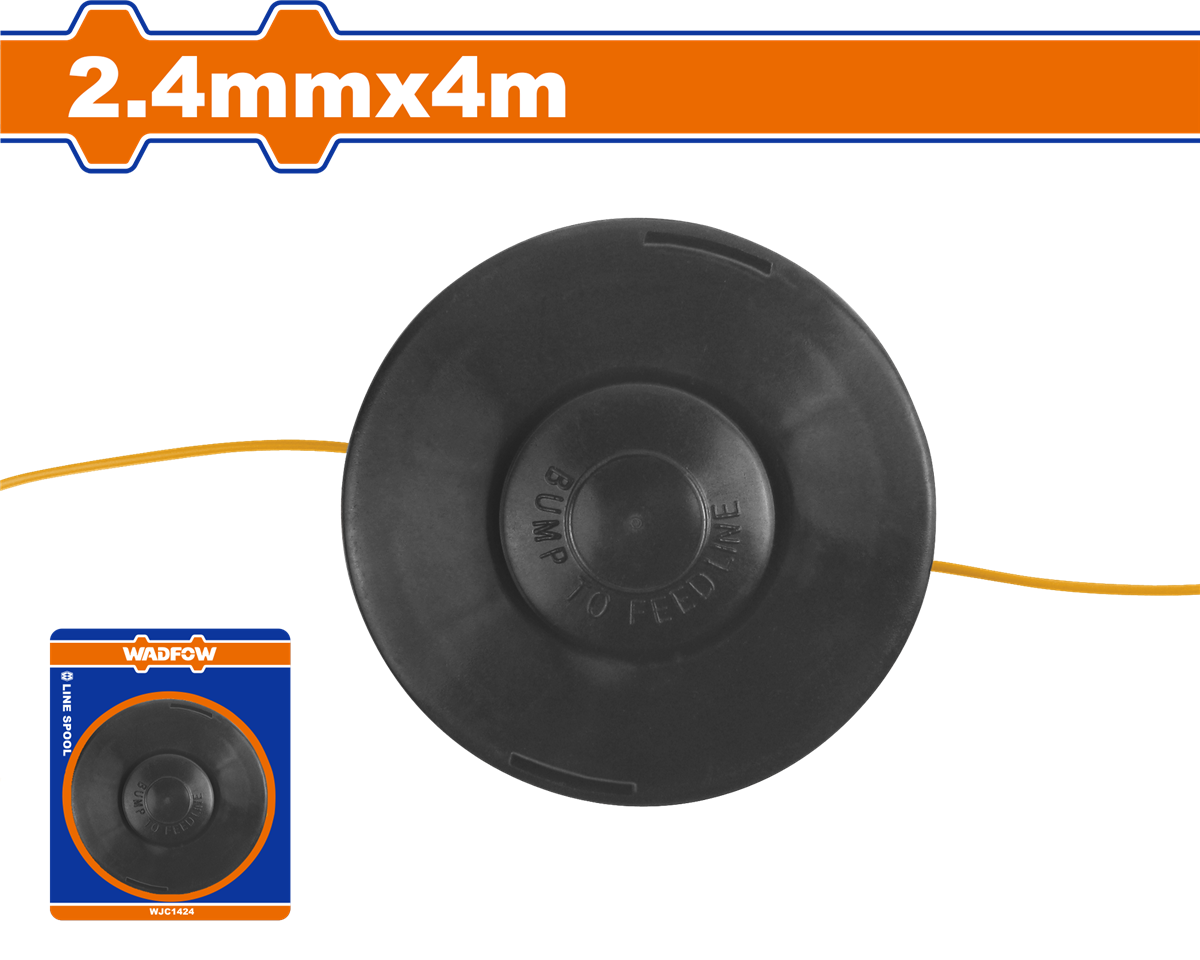 #WADFOW กระปุกสายเอ็นตัดหญ้า 2.4mmx4m WJC1424
