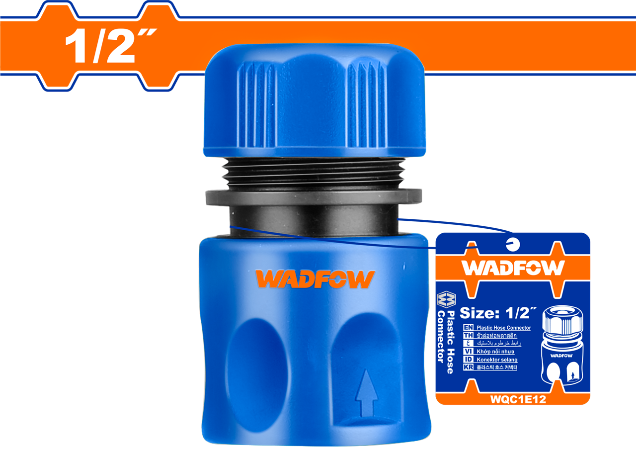 #WADFOW ข้อต่อสวมเร็ว 1/2นิ้ว WQC1E12