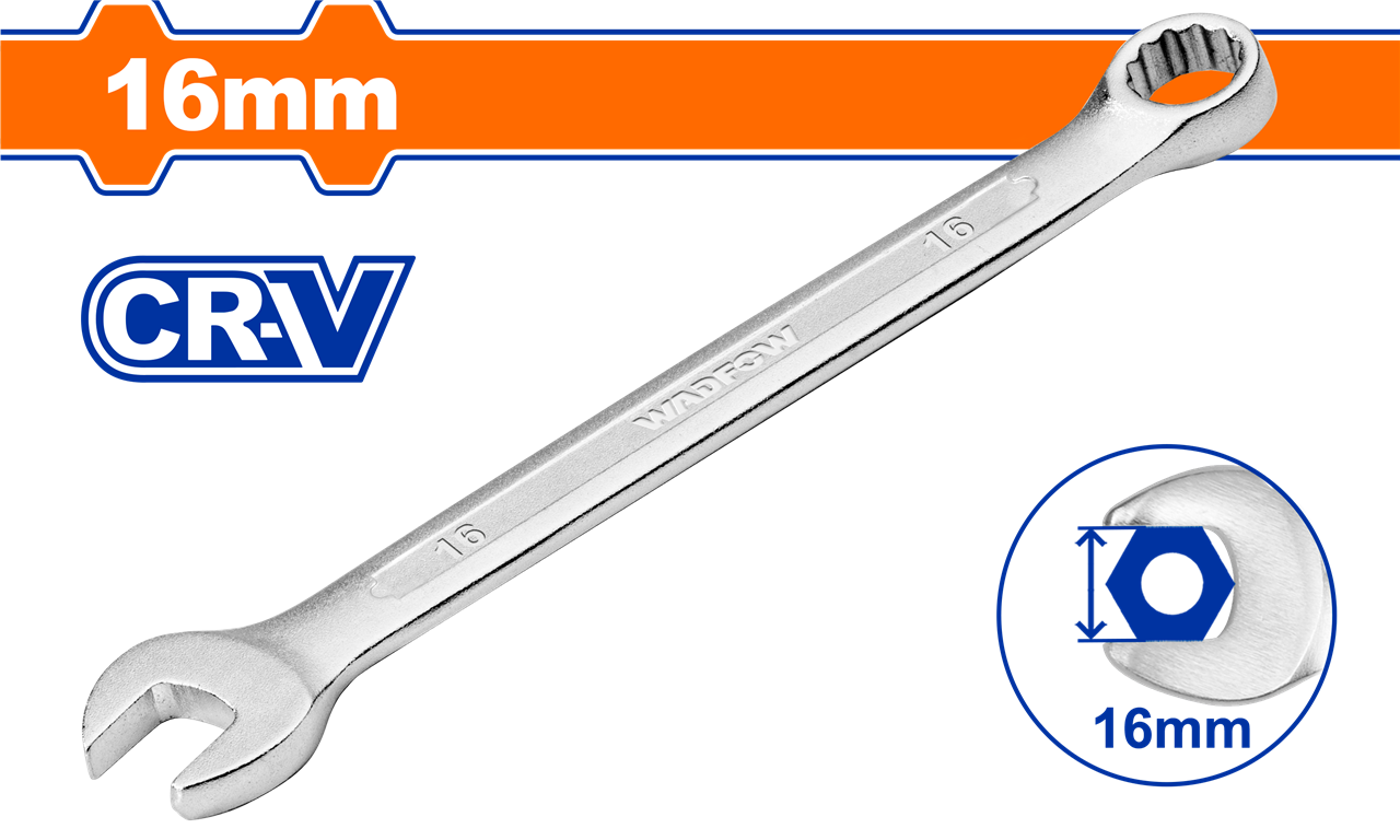 #WADFOW ประแจแหวนข้างปากตาย 16mm CR-V WSA1116